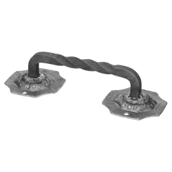 Úchyt kovaný 210x50mm, odsadenie 36mm, bez povrchovej úpravy Úchyt kovaný 210x50mm, odsadenie 36mm, bez povrchovej úpravy